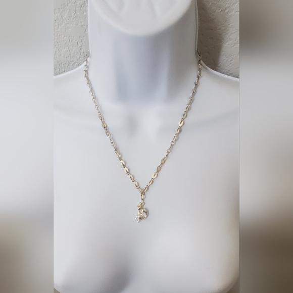 925 Silver Anchor Chain Necklace Kokopelli Charm Southwest Native American - Picture 4 of 7